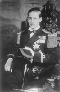 Prince Nicholas of Romania photographed at the Romania legation, Washington. 30