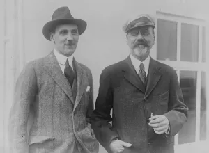 Framed Print : Prince Valdemar and Prince Viggo of Denmark 1925