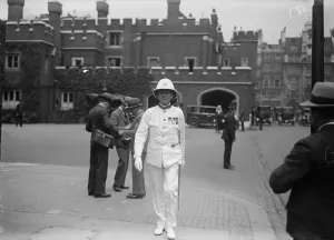 Prince of Wales holds a levee. Mr Arthur Brackendy Provisional Commissioner of