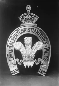 The Prince of Wales Horseshoe The Custodian of the Castle at Oakham Rutland, has