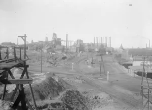 The Prince of Wales tour in Australia. The famous Kilgowrie Gold Mine, which