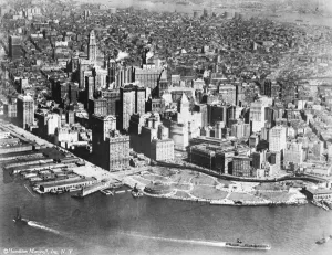 Prince of Wales visit to America Photo of New York 23 August 1924