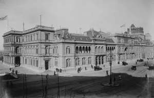 Street View Prints: The Prince of Wales to visit the Argentine. The Casa Rosada or Presidential Palace