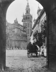 Prince of Wales visit to Spain. Seville Cathedral. 2 April 1927