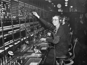The Princeof Wales talks in Spanish with telephone operator. When the Prince of