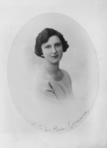 Young Woman Prints: Princess Giovanna, the daughter of the King and Queen of Italy. 21 February 1925