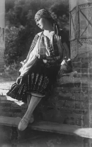 Princess Ileana of Rumania, photographed the day before she left Rumania for America