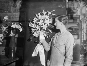 Princess Marinas wedding bouquet. 28 November 1934