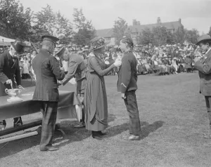 Princess Mary at the Gordon Bois home. 14 June 1920