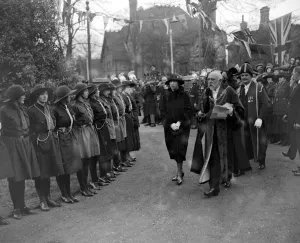 Education Prints: Princess Mary and the Mayor of Ealing at the opening of Alexander House ( 77 Uxbridge road