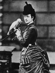 Parrot Prints: The Princess of Wales with Cocky This parrot was over 100 years old. The Princess