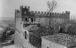 Princess Yolands Castle Home. The Castle of Montemagno, which rises above
