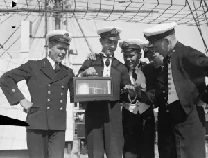 Prize Day on the HMS Worcester, the training ship of the Thames Nautical Training