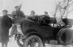 The Problem of Memel Occupied by Lithuanian Volunteers This photgraph has just reached