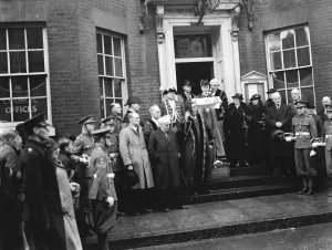 A proclamation in Dartford, Kent. 1936