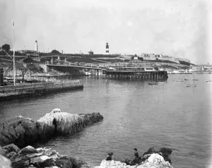 Boats Prints: The Promenade Pier, Plymouth. 29 May 1928
