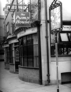 The Pump House, The Lanes, Brighton Sussex, street scene