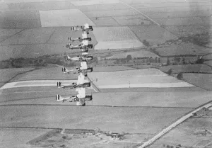 Puzzle find the missing aeroplane The British No 39 Squadron flying in formation