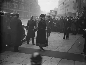 The queen at the British industries fair