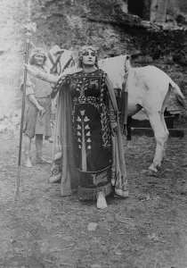 The Queen in a D Annunzio Tragedy The distinguished Italian artist Teresa Franchini