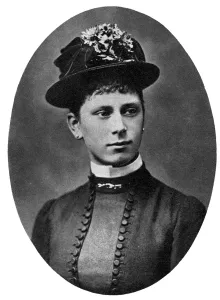 Queen Mary pictured age 20 in 1887