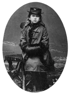 Queen Mary pictured as a young girl (born 1867) undated