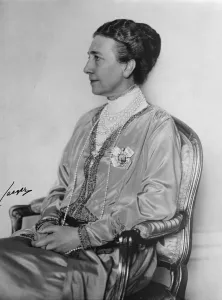Swedish Prints: The Queen of Sweden. 31 January 1930