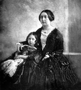 Queen Victoria and Child Probably the Princess Royal? Prince of Wales ? 1844-5