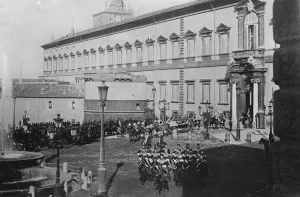 The Quirinal at Rome. To be re decorated throughout in preparation for the coming