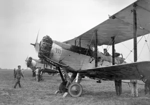 R A F No 600, City Of London Auxiliary Bomber Squadron at Tangmere, Sussex, England