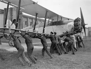 R A F No 600, City Of London Auxiliary Bomber Squadron at Tangmere, Sussex, England