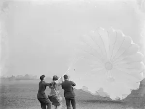RAF Empire air day rehearsal at Biggin Hill, Kent. Pilots of 32 and 79 squadron