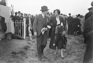Smiling Prints: RAF Pageant at Hendon Lord Scarsdale and Mrs Homer Smith 1932