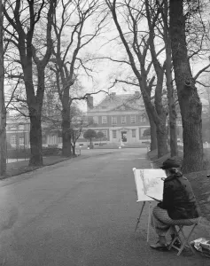 Event Prints: At the Ranelagh Club, Barnes, West London, a view of the Club House. 2 April 1936