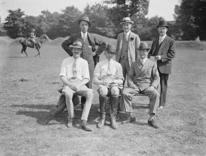 Event Prints: At the Ranelagh Club, the County Polo Association Pony Show, standing, left to