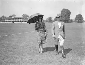 At the Ranelagh Club, the County Polo Association Pony Show; the honourable Henry Mond