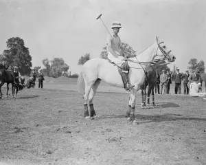 Event Prints: At the Ranelagh Club, the final of the Kings Coronation Cup polo match - Captain
