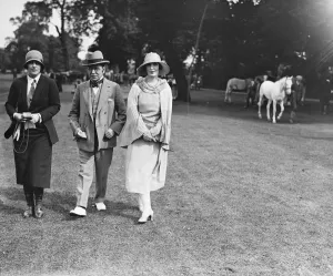 Event Prints: At the Ranelagh Club Pony show - the Honourable Mrs Freddie Cripps, Sir John