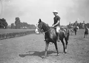 Polo Prints: At Ranelagh. The Duke of York. 13 July 1927