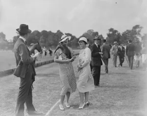 Polo Prints: Ranelagh farm polo club. Final of the Subalterns Gold Challenge Cup Miss R Schweder