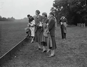 Society Collection: At the Ranelagh Horse and Polo Pony Show. Miss Dorothy Lawson, Mrs John Lawson
