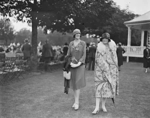 Ranelagh - Lords versus Commons. Mrs Vaugham Morgan and Hon Mrs Brooke. 23 June 1928