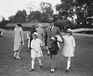 Ranelagh - Lords versus Commons. Wing Commander Louis Greig and his daughters