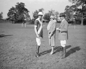 Ranelagh Polo club - Hurricanes versus Pilgrims Captain Maurice Kingscote, Mrs