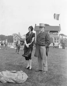 Top Hat Prints: At Ranelagh. Sir Leonard Powell and Mrs McLaughlin. 1926