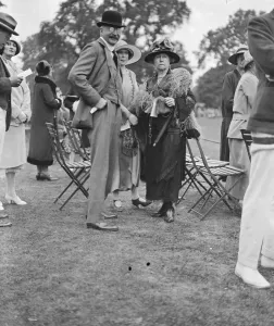 Club House Prints: At Ranelagh Sir Thomas Pilkington, Hon Ivy Stapleton and Lady Beaumont 1925