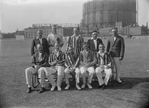 RAOC ( Royal Army Ordnance Corps ) cricket group at the oval. June 1928