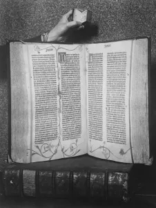 The rarest bibles in the world The Malk copy of the Guthenberg Bible large book