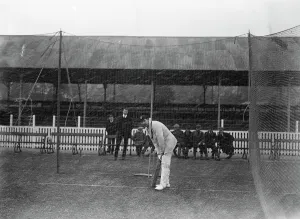 Reappearance of Famous Cricketers Mr Morice Bird the former surrey Captain and well