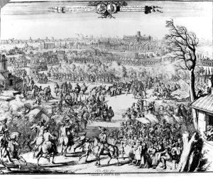 17th Century Prints: Reception of His Royal Highness Prince of Orange on his entering London. 1689